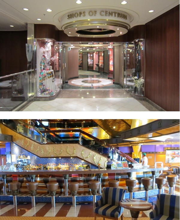 Decor styles on cruise ships