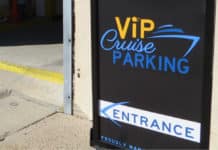 Guide to Charleston Cruise Parking (Where to Park) Cruise parking sign
