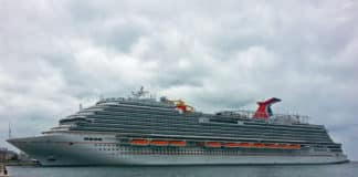 Carnival Vista’s 2017 Sailings Mapped Carnival Vista in port