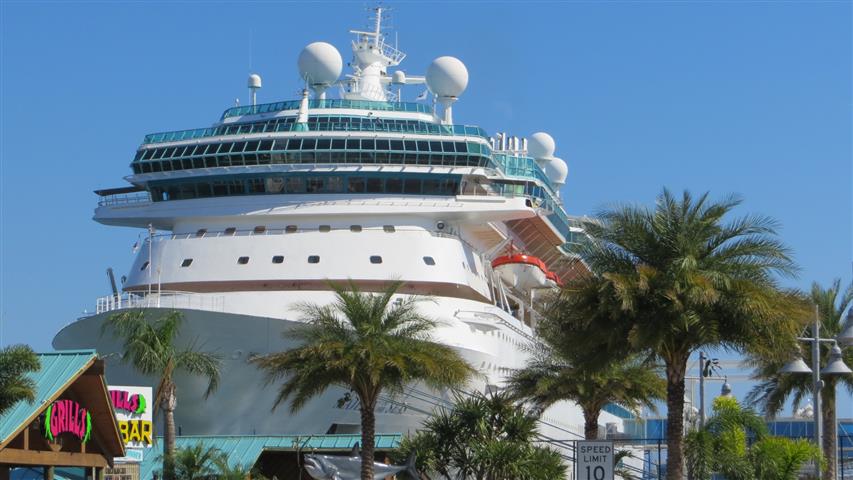 Royal Caribbean docked at Port Canaveral