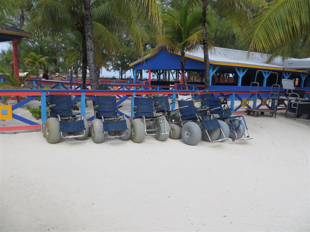 Sand wheelchairs for the beach