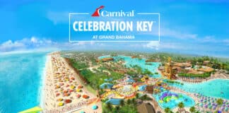 Is Carnival Building One of the Largest Swimming Pools in the World? Celebration Key rendering