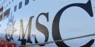 MSC to Sail From New York in Latest Expansion in the United States MSC on side of ship