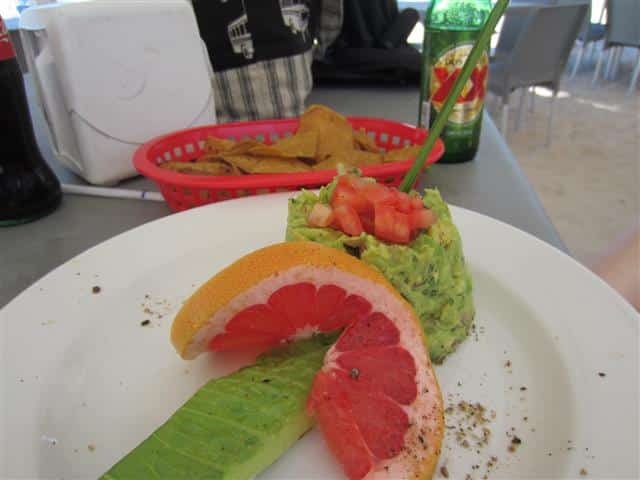 Guacamole in Progreso, Mexico