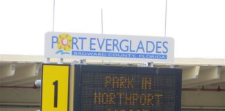 Fort Lauderdale (Port Everglades) Cruise Parking (Where to Park): Prices, Profiles, & Map Sign for Port Everglades parking