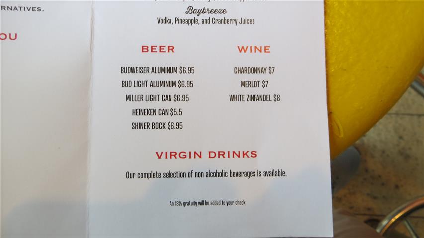 Limited menu aboard Royal Caribbean ship