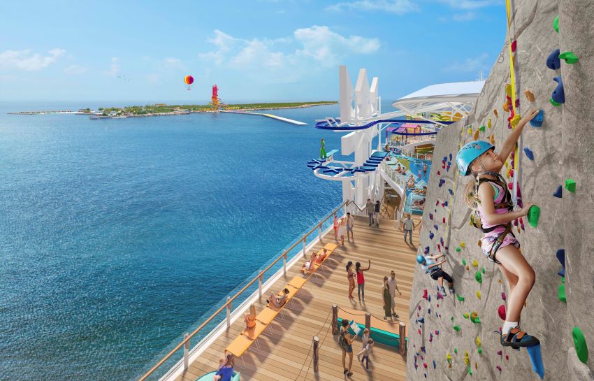 royal caribbean cruise ships with slides