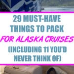 alaska cruise how to pack