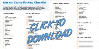 Alaskan Cruise Packing Checklist: 80+ Things To Bring (Printable)