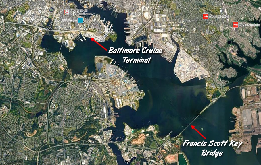 directions to baltimore maryland cruise port