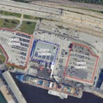 Complete Guide to Baltimore Cruise Parking (Prices & Where to Park) Map showing Baltimore cruise parking at the port