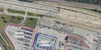 Complete Guide to Baltimore Cruise Parking (Prices & Where to Park) Map showing Baltimore cruise parking at the port