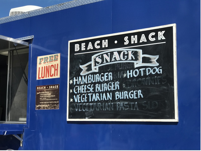 Beach snack shack