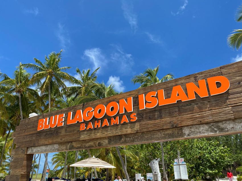 disney cruise blue lagoon island beach day