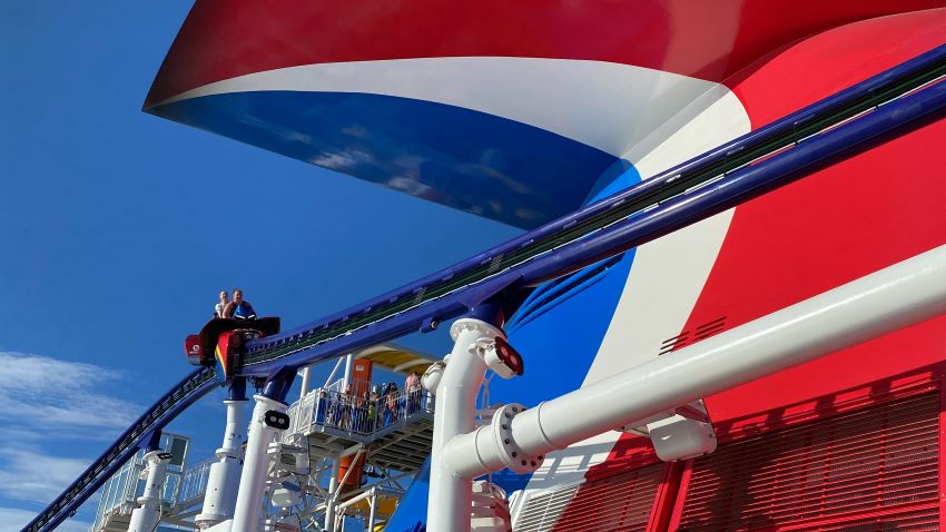 carnival cruise ship that has roller coaster