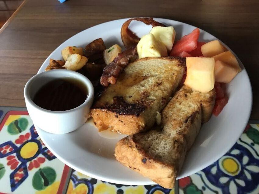 Breakfast on a cruise buffet