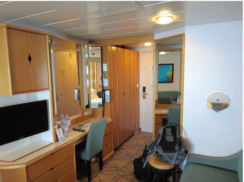 Cabin view on the ship