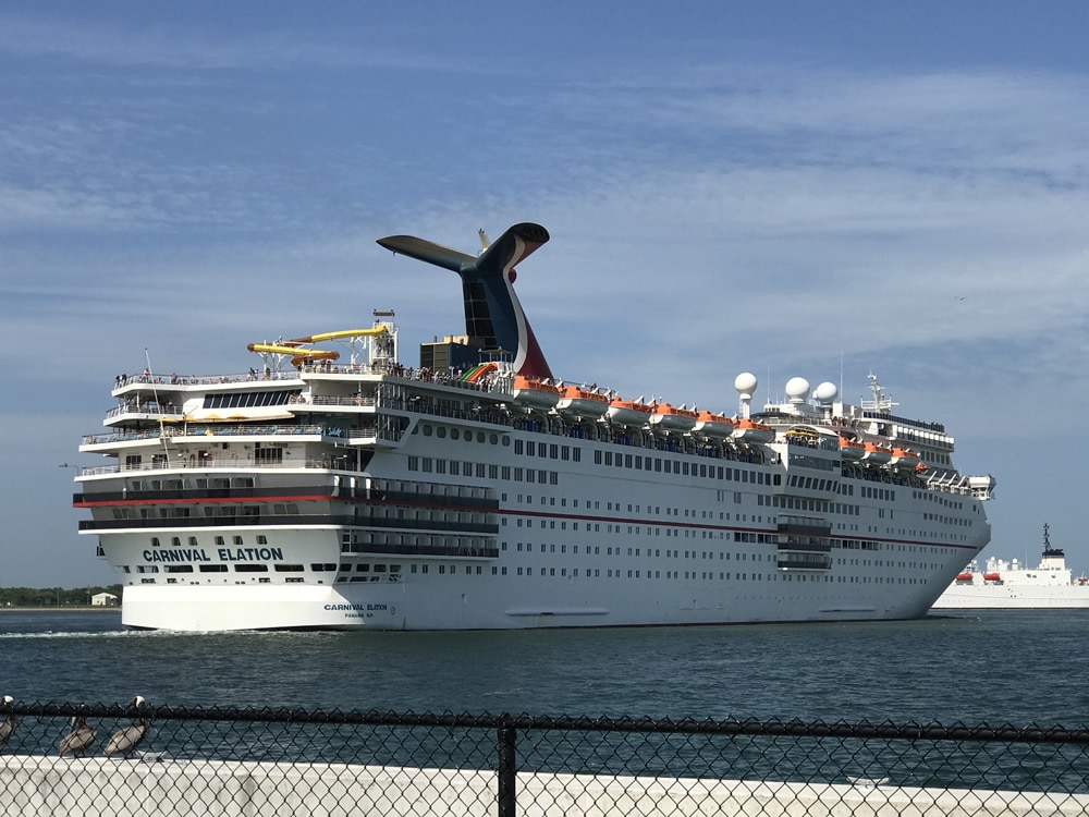 Carnival Elation sailing