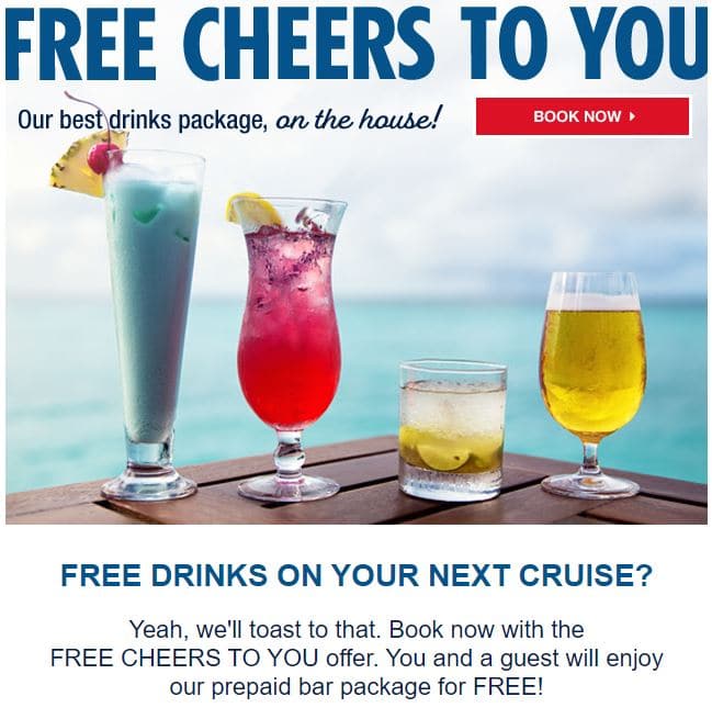 Free Cheers to You Carnival Offer