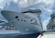 Carnival Drops Vaccine Requirement to Sail (And Testing for Vaccinated Passengers) Carnival Freedom ship docked in Nassau.