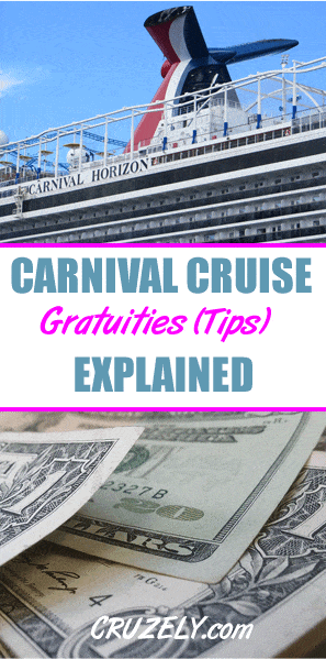 cruise gratuities carnival