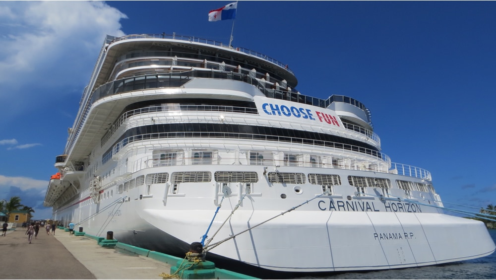 Stern of Carnival Horizon