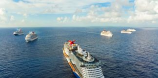 Carnival Celebrates 50th Birthday With 7(!) Ships Meeting at Once