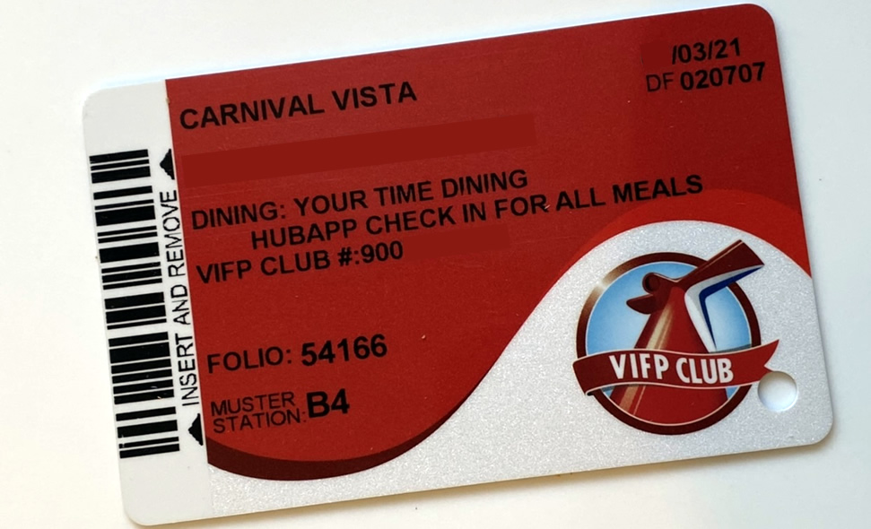 carnival cruise line card colors