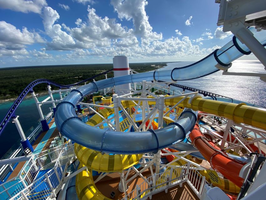 View of waterpark aboard Carnival Celebration