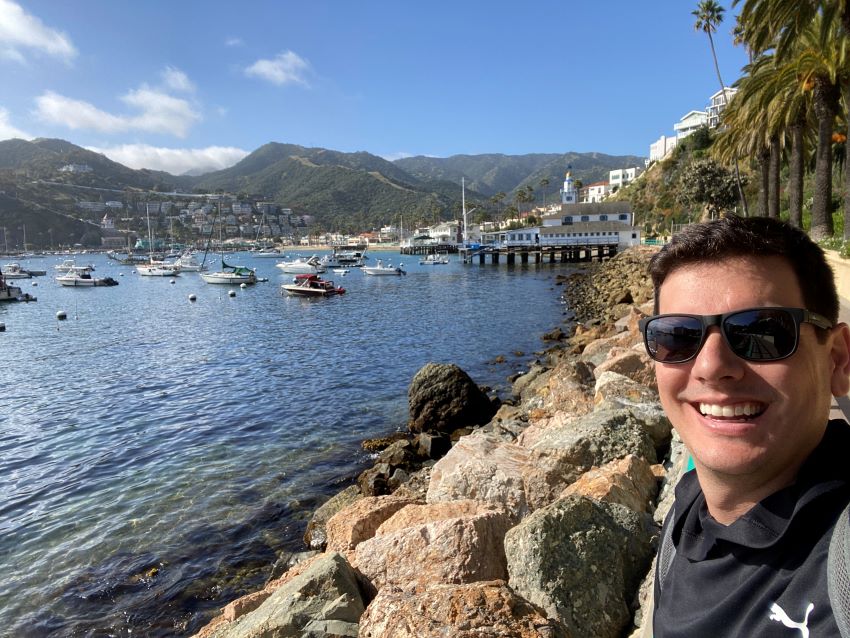 Selfie in Catalina