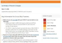 CDC Lowers Cruise Risk For Second Time in a Month