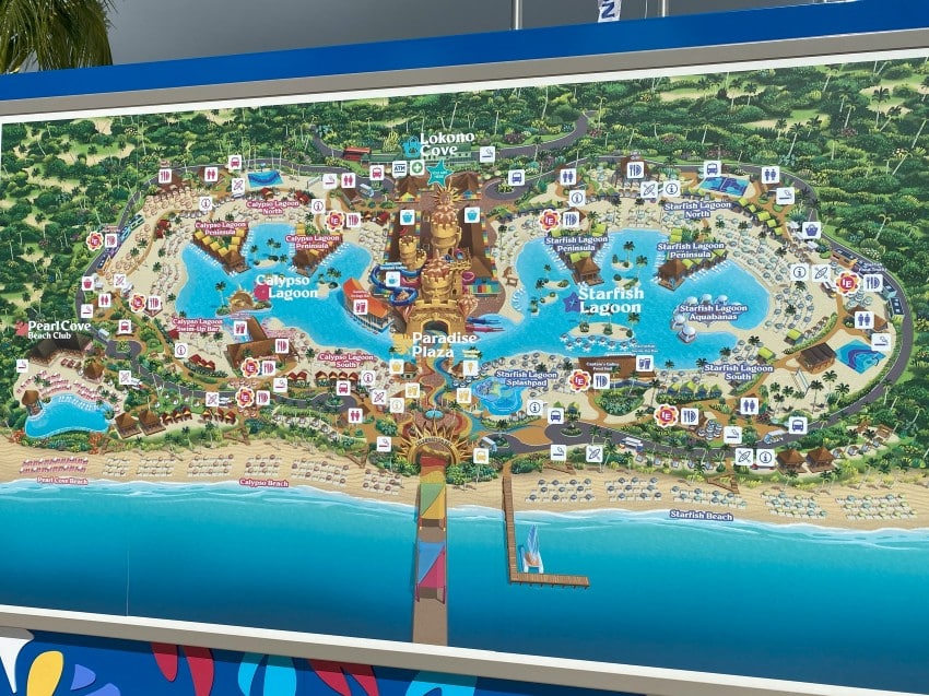 Map of Celebration Key from Carnival