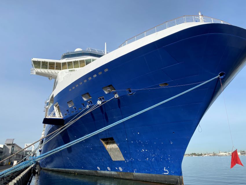 Celebrity cruise ship in San Diego