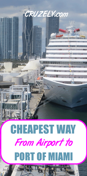 The Cheapest Way From the Airports to the Port of Miami (Just $2.25 Per Person)