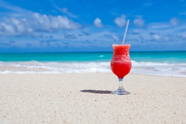 Cocktail on a beach