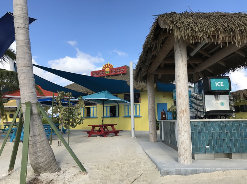 Snack Shack on Royal Caribbean's CocoCay