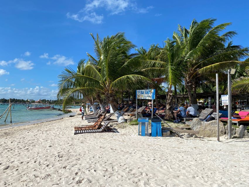 Beach in Costa Maya/Mahahual, Mexico