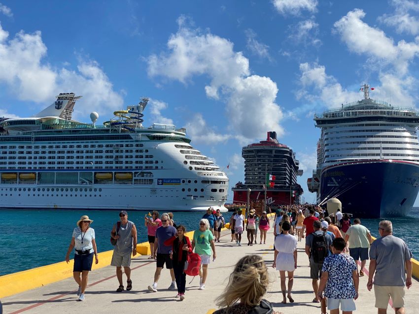 costa maya map cruise port