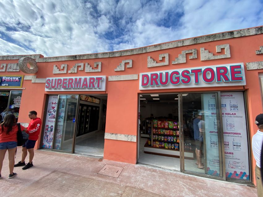 Drugstore in Cozumel, Mexico