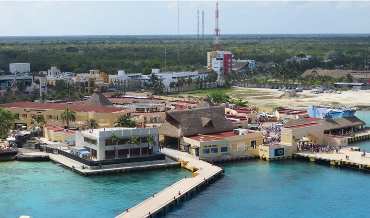 International Pier in Cozumel