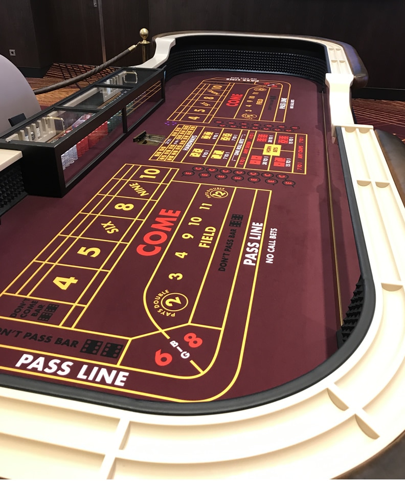 cruise ship craps table
