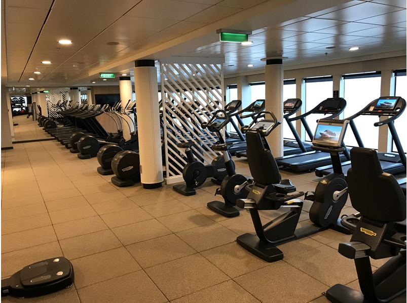 Cruise ship gym