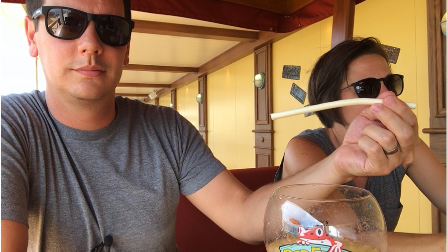 Edible straw bending