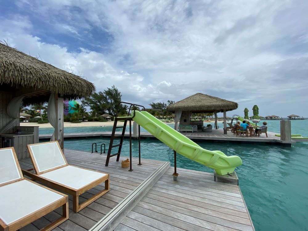 Floating cabana on CocoCay