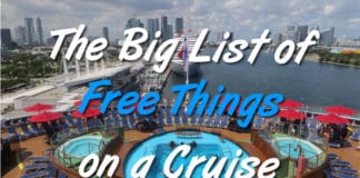 The Big List of Free Things on a Cruise
