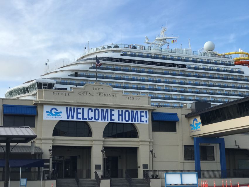 galveston cruise port to airport