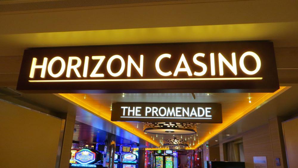 Horizon casino sign