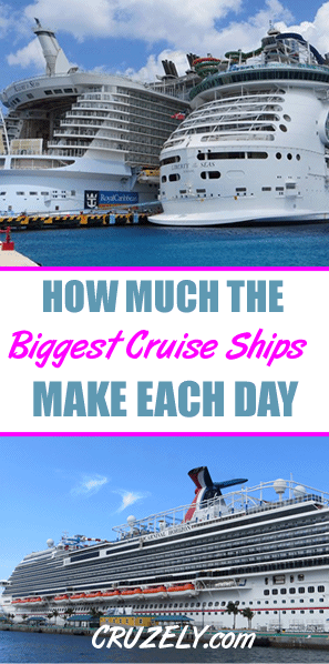 How Much The Biggest Cruise Ships (And Cruise Lines) Make Each Day