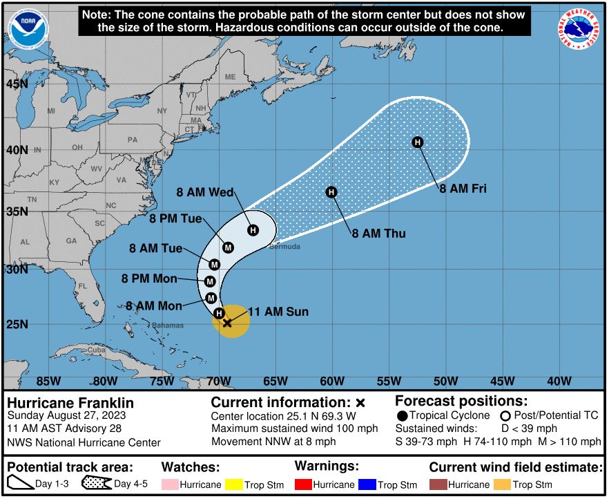 cruise ships in the path of hurricane lee