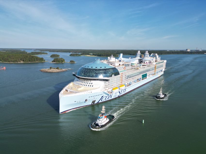 Icon of the Seas bow
